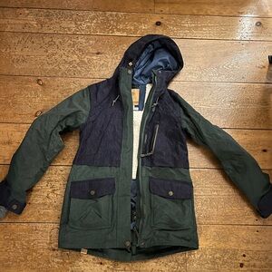 Stylish Green and Navy Jacket